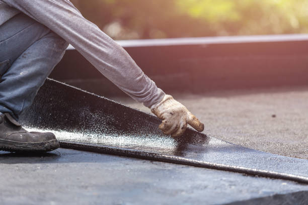 Professional Waterproofing technician working in Milton Center, OH